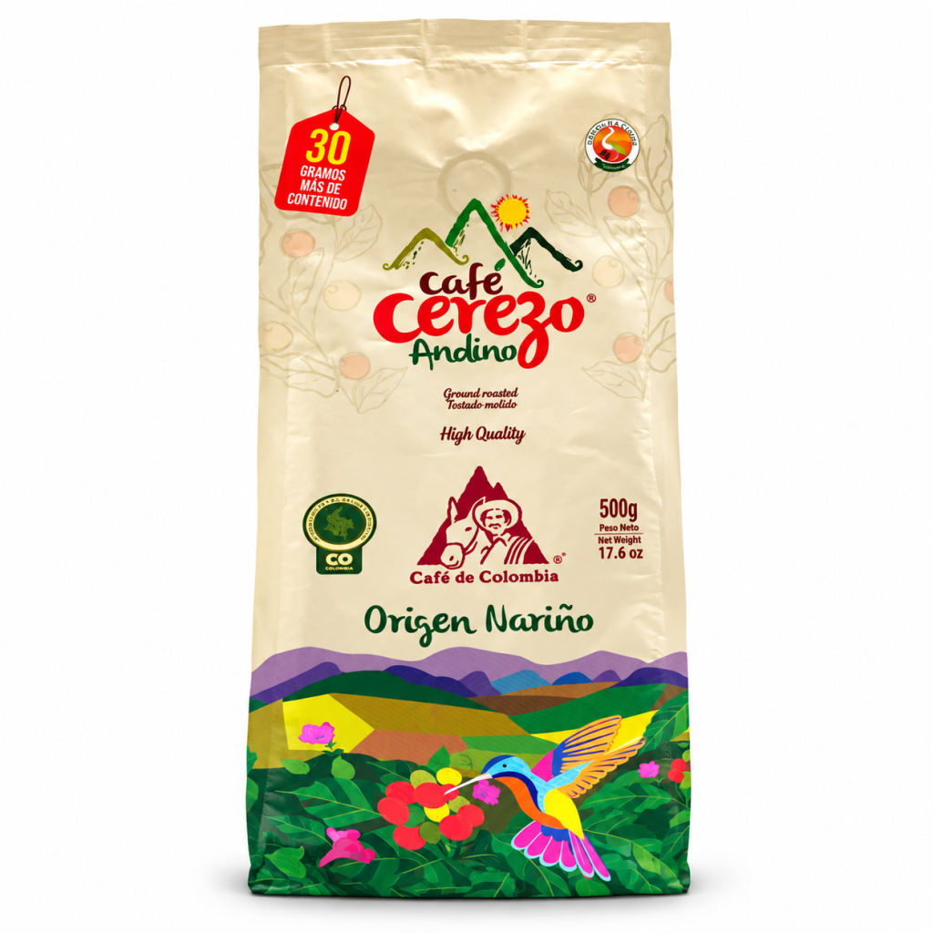 Café Blend Cerezo Andino molido de 500 g